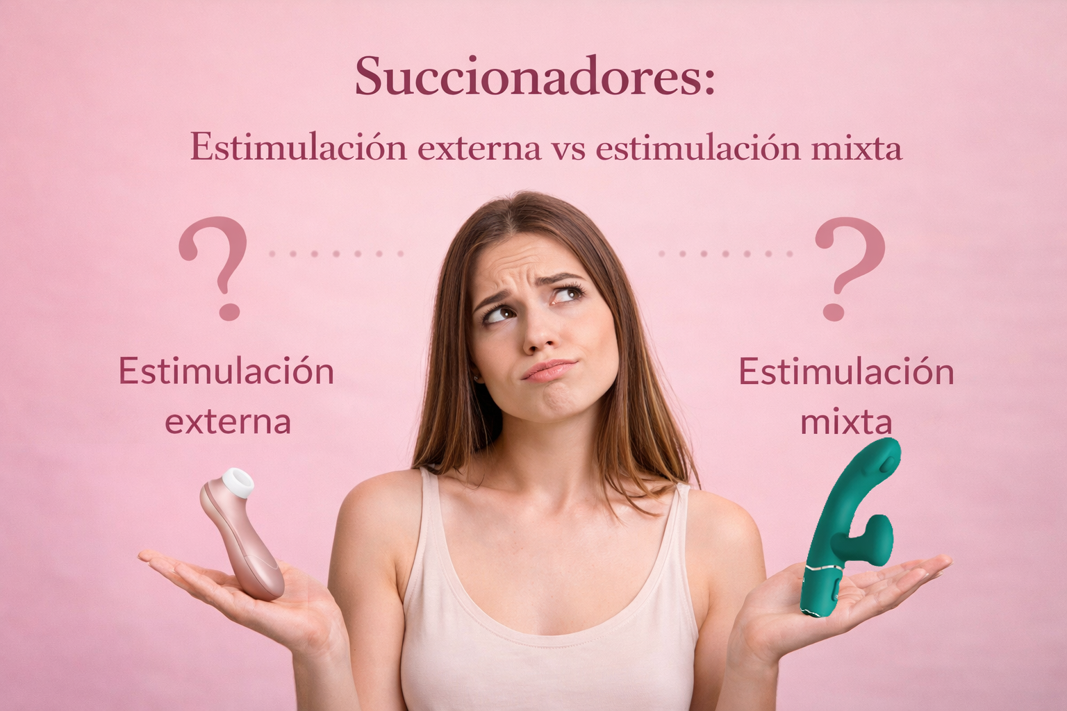 Lee más sobre el artículo Succionadores: Estimulación Externa vs Estimulación Mixta
